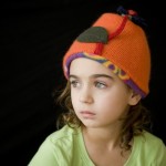 girl in flower pot hat